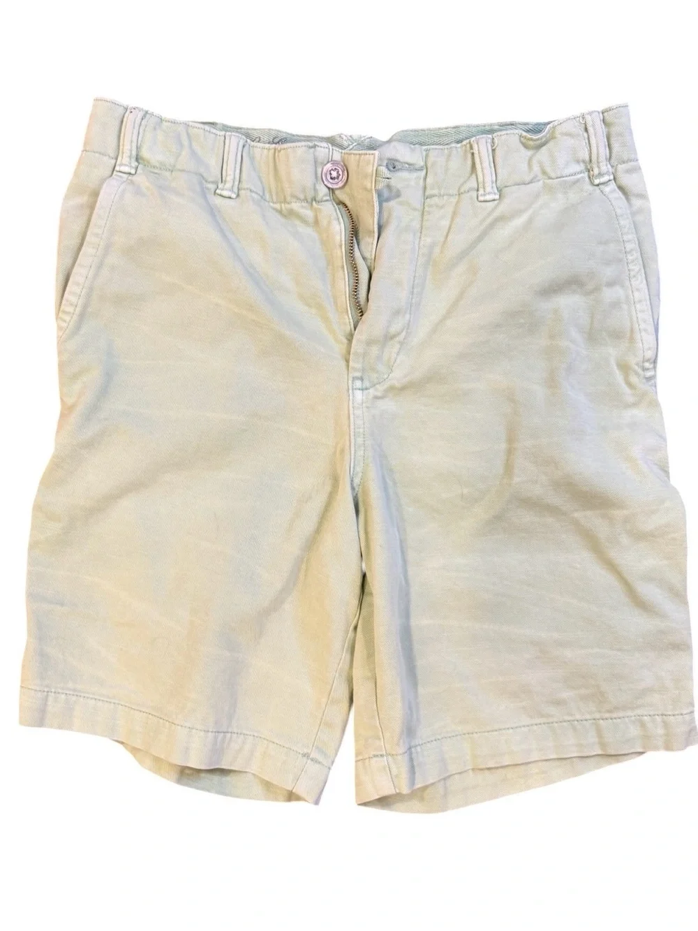 Ralph Lauren Kids Light Green Flat Front Shorts